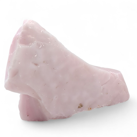 Pink Art Glass Cullet Selenium Orange Glow Slag Glass #4GX76 - Picture 4 of 7